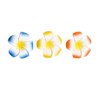 Baluue 20piezas Simulación De Horquilla De Frangipani Para Mujer De Fiesta Horquilla Hawaiana Flores De Unidades Color Morado Para Decoración De Fiesta y Uso Diario De Niñas