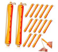 Baluue 24piezas Rodillos Rizador Pelo Con Autoagarre Kit Permanente Para Cabello Natural