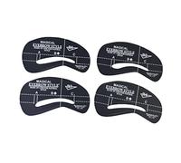 Baluue 24piezas Tarjeta Para Dibujar Cejas Plantillas Para Cejas De Herramientas De Belleza Para Maquillaje Diy Uso Salón De Maquillaje