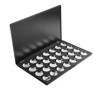 Baluue 28agujeros Tablero De Maquillaje Magnético Vacío Para Sombras Portátil Para Mujeres