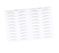 Baluue 2hojas Microblading Cejas De Pegatinas Larga Duración Parche Cejas Artificiales Para Mujeres