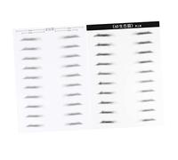 Baluue 2hojas Pegatinas De Cejas Impermeables De Simulación Para Hombres De Parches De Cejas Artificiales Fáciles De Usar y Ajustables