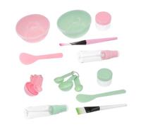 Baluue 2juegos Kit De Herramientas Para Hacer Faciales Incluye Tazón Varilla Mezcladora y Brocha De Silicona Para Personal y Profesional Práctico y De Limpiar
