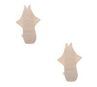 Baluue 2Pcs Aleta Festoneada Pantyliner Estera Sanitaria Menstrual Toallas Sanitarias Paño Menstrual De Algodón Estera Menstrual Reciclable Toile Absorbente Servilleta Sanitaria Segura