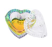 Baluue 2piezas Arte de Uñas Vidrio Vasos de Cristal para Decoración de Uñas con Tapa para Manicura y Trabajos de Precisión