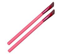 Baluue 2piezas Brocha Angulada Para Cejas Herramienta De Maquillaje Para Mujeres Para Dar Forma y Rellenar Para Maquillaje De Cejas y Ojos