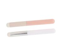 Baluue 2piezas Brochas De Labios Cabeza De Aplicadores De Maquillaje Para Labios y Para Gloss y Lápiz Labial