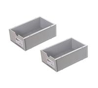 Baluue 2piezas Cajonera De Apilable Para Almacenamiento De Escritorio Organizador De Estación y Cosméticos Diseño Elegante y Para y