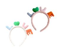 Baluue 2piezas Diadema De Cartoon Para Niño Niña Adorable Cabello Headband Decorativa Para Fiestas y Fotografía Accesorio Para Días Especiales