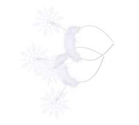 Baluue 2piezas Diadema Navideña de Copo de Delicada Diadema para Fiestas de Navidad Accesorios Pelo de Copo para Decoración de Navidad
