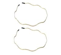 Baluue 2piezas Diademas De Mujer Elegantes Accesorios De Cabello Todo Estilo Simple y Versátil Para Uso Diario Para Niñas y Mujeres