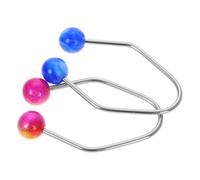 Baluue 2piezas Entrenador De Hoyuelos Faciales De Acero Inoxidable Con Perlas Para Mejillas Simétricas Ejercitador Portátil Para Naturalmente Definir Línea De Mandíbula y Modelar Rostro u