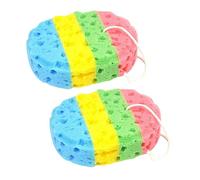 Baluue 2piezas Esponjas De Baño De Algas Ovaladas Exfoliantes Suaves De Para Limpieza Corporal Herramientas De Ducha Para Piel Delicada y Sensible