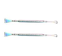 Baluue 2piezas Extractor De Comedones Inoxidable Para Limpieza Facial Herramienta De De y Puntos Negros Diseño y Para