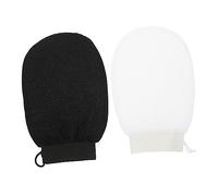 Baluue 2piezas Guantes Exfoliantes De Ducha Mano De Rayón Suave Para Exfoliación De Piel Para Baños y Cuidado Corporal Daño La Piel