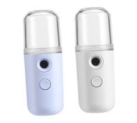 Baluue 2piezas Spray Hidratante Facial Portátil Usb Humidificador De Belleza Nano Para Profunda Hidratación y Rejuvenecimiento Piel Para Uso Diario