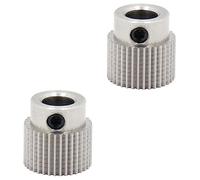 Baluue 2piezas Teeth Gear De Extrusión Inoxidable para Impresora Accesorios De Alta Precisión para Extrusores De