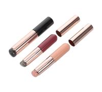 Baluue 3 piezas Pinceles de Silicona para Uñas Aplicador Polvo Nail Art y Versátil para Profesional y Personal
