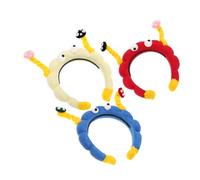 Baluue 3 Piezas Spa Hairband Cute Cartoon Animal Elastic Headbands For Face Wash Makeup Yoga Lightweight Hair Hoops For Women Fashion Accessories