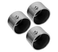 Baluue 3 Piezas Tapa de Extremo de Varilla Romana para Cortinas Tapas de Aleación Reemplazo de Extremos de Barras de Cortinas de Ventana