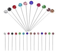 Baluue 30 Piezas Imperdibles de Seguridad para Hijab con Broches de Hierro y Tapas Protectoras Alfileres Ligeros con Zirconia para Fijar Bufandas Mujeres Uso Diario y Fiestas