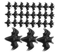 Baluue 300 Piezas Halloween Nail Charms Animal Bat Design Dark Style Resin Decorations DIY Manicure Accessories For Women Nails Home Salon