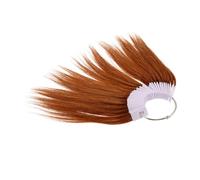 Baluue 30piezas Anillos Color Cabello Muestras Formación Coloración Tabla Coloración