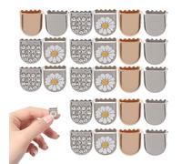 Baluue 32 piezas Clips para Cordones de Zapatos Accesorios de Cierre de Cordones de Hierro Duraderos Fijación Fácil sin Atar para Reparación y Diseño DIY Colores Surtidos para Adultos