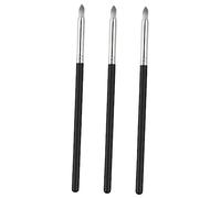 Baluue 3piezas Brocha De Maquillaje Para Angulada De Mango Para Contorno De Nariz y Aplicación De Polvos Suaves