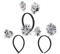 Baluue 3piezas Diadema Espeluznante De Murciélago Que Brilla La Oscuridad Accesorios De Cosplay Para Halloween Para Fiestas Temáticas y Decoración De Fantasmas