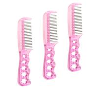Baluue 3piezas Peine Para Peluca De Muñeca De Alambre De Unidades Para Extensiones De Cabello Sintético y Cuidado Del