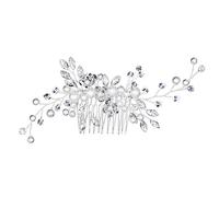 Baluue 3piezas Peines De Perlas Handmade Rhinestone Para Novias y Mujeres Accesorios De Cabello Elegantes y Distintivos Para Bodas y Celebraciones