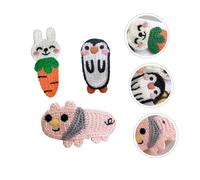 Baluue 3piezas Pinzas Laterales De Dibujos Animados Horquillas Para Niña Adornos Cabello Colores Surtidos Pasadores De Moda