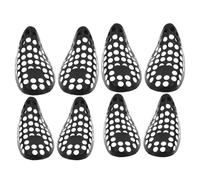 Baluue 4 Pares Horma de Plástico Negro para Zapatos y Botas Estructura Hueca, Organización y Prevención de Humedad para Armario y Maleta