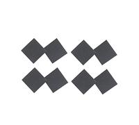 Baluue 4 Pares pegatinas tacones negros para mujer punta cerrada etiqueta engomada de la de tacón alto plantillas de plantillas para zapatillas zapatillas