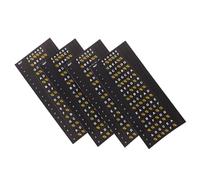 Baluue 4 Pegatinas para Diapasón de Guitarra para Principiantes Calcomanías para Trastes de Guitarra Acústica y Eléctrica Etiquetas para Notas y Escalas Accesorio Práctico para