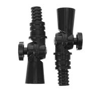 Baluue 4 Piezas Adaptador Giratorio para Mango de Escoba Rosca de 17 Mm, Conector de Ángulo 360° para Varilla de Limpieza, Paquete, Compatible Fregonas y Plumeros, Accesorio para Limpieza
