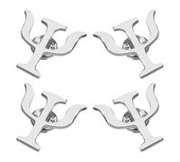 Baluue 4 Piezas Broche Vintage de Aleación Símbolo de Psicología para Mujer y Hombre, Accesorio Elegante para Trajes en Ocasiones Formales y Salidas Casuales