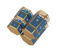 Baluue 4 Piezas Cajas de Hojalata para Caja Metálica Portátil Sellada Hermética para Cigarrillos Almacenamiento Fresco Resistente para Oficina y Viaje