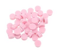 Baluue 40 Cojinetes Giratorios de Plástico Rosa para Decoración de Uñas Eje Giratorio de 12X13/7Mm Kit 40 Piezas para Diseño de Uñas DIY Accesorios