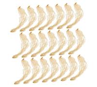 Baluue 40piezas Redecillas Pelo de Ballet Malla Invisible Borde Elástico para Peinados Recogidos de Ballet para Danza y Espectáculos