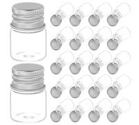 Baluue 48 Frascos De Vidrio Pequeños Recipiente Pequeño Para Medicamentos Frasco De Vidrio Hermético Botellas Sensoriales Vacías Con Tapas