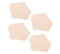 Baluue 4piezas Almohadillas Menstruales Reutilizables y Lavables Para Mujeres Sanitarios Impermeables De Suave Pack