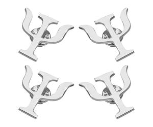 Baluue 4piezas Broche de Psicología Vintage de Aleación Pin de Solapa para Traje de Hombre Broche de Psicólogo para Chaqueta de Traje Eventos Festivos y Bodas Joyería para Mujer Pin