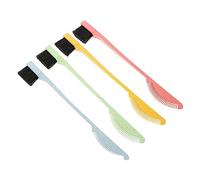 Baluue 4piezas Cepillos De Cejas y Pestañas Punta Doble Peines Línea Del Cabello Cepillos Pequeños