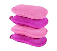 Baluue 4piezas Esponjas De Baño De Forma De Cacahuete Esponja De Ducha Para Cepillo De Colores