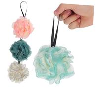 Baluue 4piezas Esponjas De Baño y Ducha Exfoliantes Cuerpo Bolas De Baño Accesorio De Colores Fácil Almacenaje