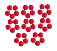 Baluue 55 Piezas Narices de Esponja Roja Suaves Reutilizables para Fiestas de Halloween Circo y Eventos Infantiles Accesorio de Disfraz Cómodo para Edades