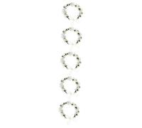 Baluue 5piezas Guirnalda Floral Para Novia Diadema De Flores Para Bodas y Fotografía Accesorio Elegante Para Celebraciones y Fiestas