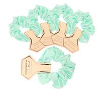 Baluue 5piezas Scrunchies Para Novias y De Honor Accesorios De Pelo De Satén De Boda y De Despedida De Soltera